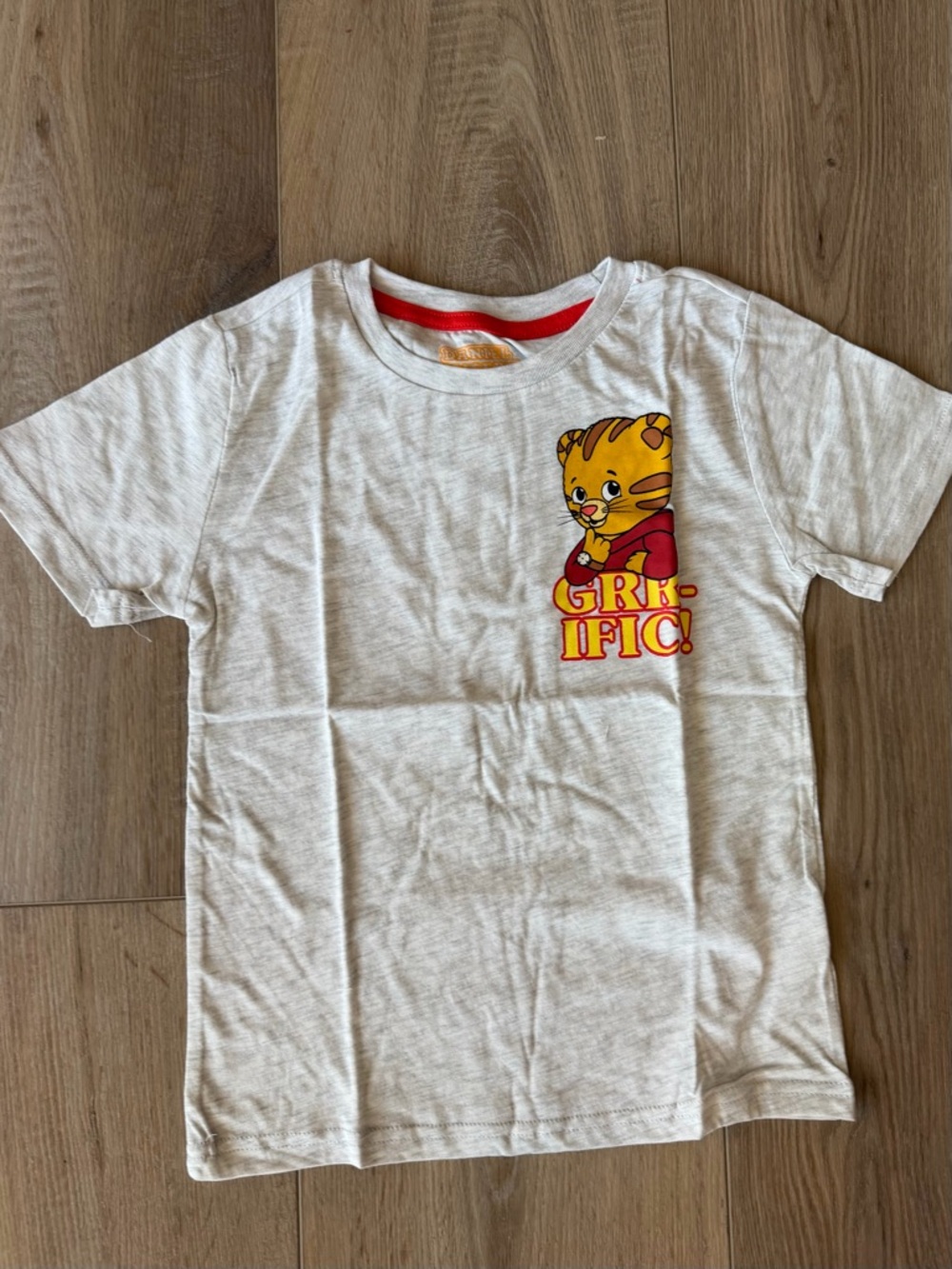 Kids White 'GRR-IFIC!' Tiger Graphic Tee - Unbranded